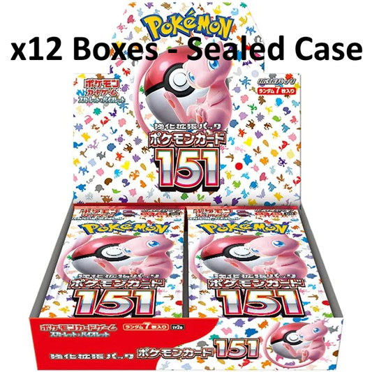 Pokemon Scarlet & Violet Japanese 151 Booster Case