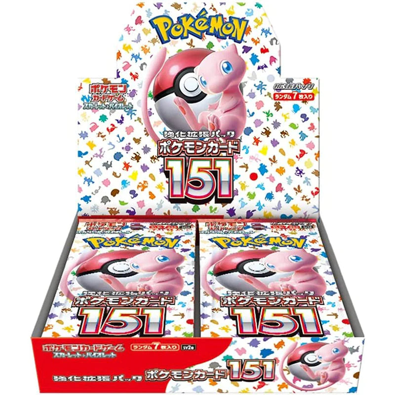 [No Shrink] Pokemon Scarlet & Violet Japanese 151 Booster Box sv2a