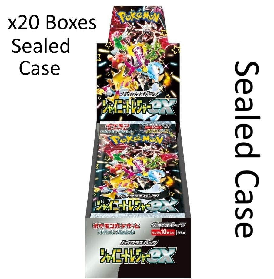 stardust dragon booster box Pokemon Scarlet & Violet Japanese Shiny Treasure Booster Box Case sv4a –  Greg's Game Shop
