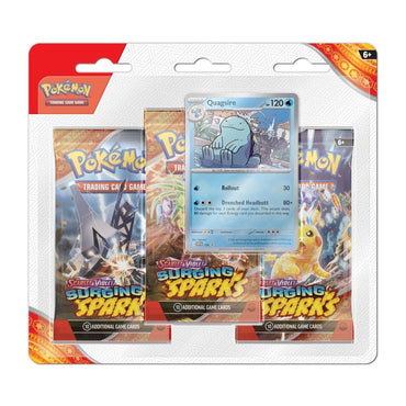 Pokemon Scarlet & Violet Surging Sparks 3 Pack Blister - Style May Vary