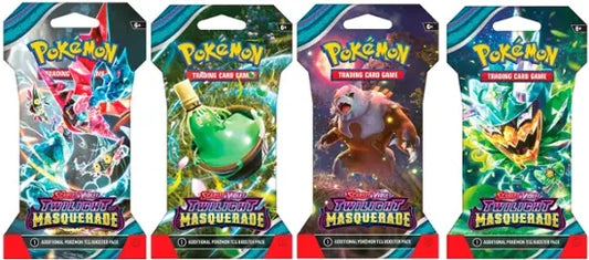 Pokemon Scarlet & Violet Twilight Masquerade SV06 Sleeved Booster Pack - Style May Vary