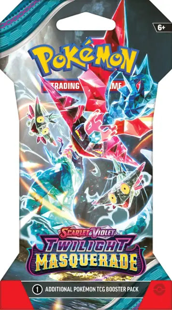 Pokemon Scarlet & Violet Twilight Masquerade SV06 Sleeved Booster Pack - Style May Vary