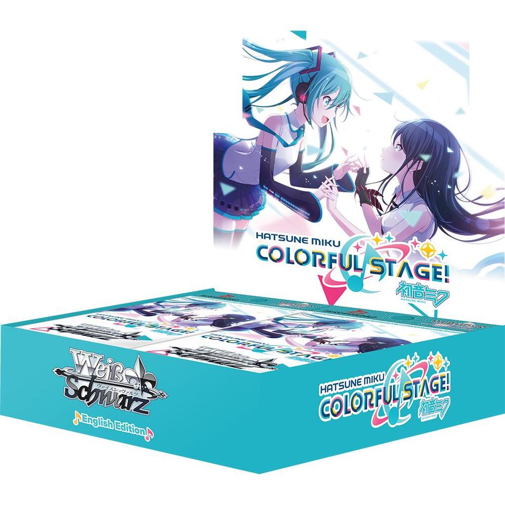 Weiss Schwarz: Hatsune Miku COLORFUL STAGE! Booster Box Greg's Game Shop Weiss Schwarz: Hatsune Miku COLORFUL STAGE! Booster Box Greg's Game Shop