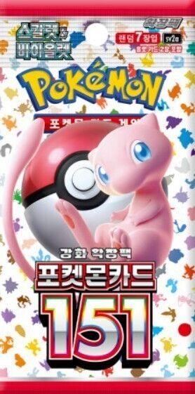 Pokemon Korean Scarlet & Violet 151 Booster Pack
