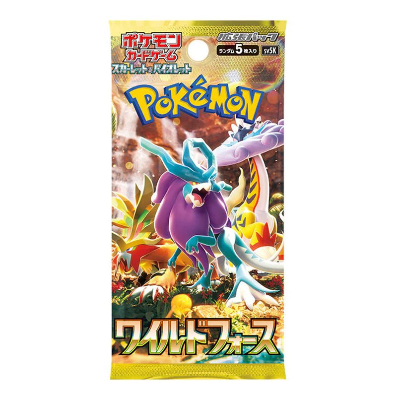 Pokemon Japanese Wild Force Booster Pack