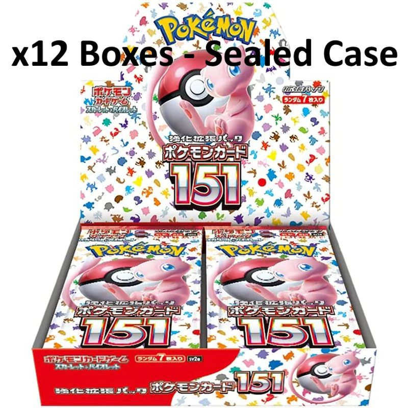 Pokemon Scarlet & Violet Japanese 151 Booster Case – Greg's Game Shop
