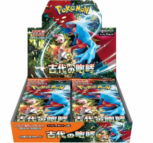 Pokemon Scarlet & Violet Japanese Ancient Roar Booster Box sv4k