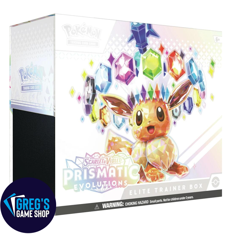Pokemon Scarlet & Violet Prismatic Evolutions Elite Trainer Box